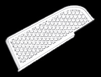 GUMMI INSTEG / FOTSTEG T2 73- BAY (PAR)