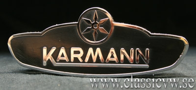 EMBLEM T1 CAB KARMANN KAROSSIDA FRAM 61-79
