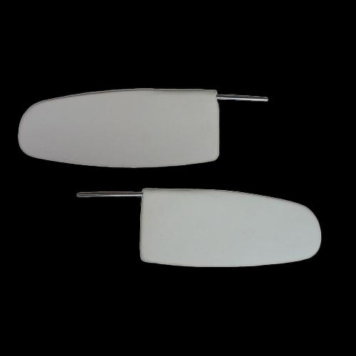 SOLSKYDD T1 HÖGER + VÄNSTER VIT VINYL T1 60-64 (PAR)