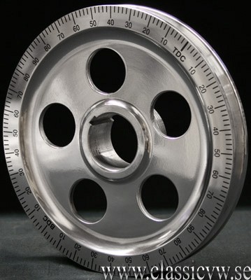 REMSKIVA 170 MM ALUMINIUM MED HÅL, SVART GRADERING