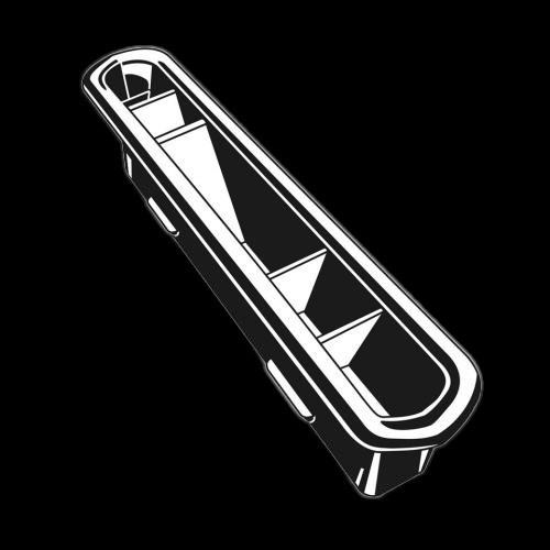LUFTUTSLÄPP INSTRUMENTBRÄDA SIDODEL T1 08/65- (1)