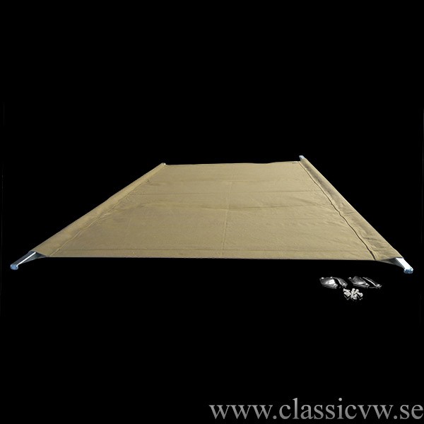BARNSÄNG T2 SPLIT ÖVER FRAMSTOLARNA BRUN CANVAS