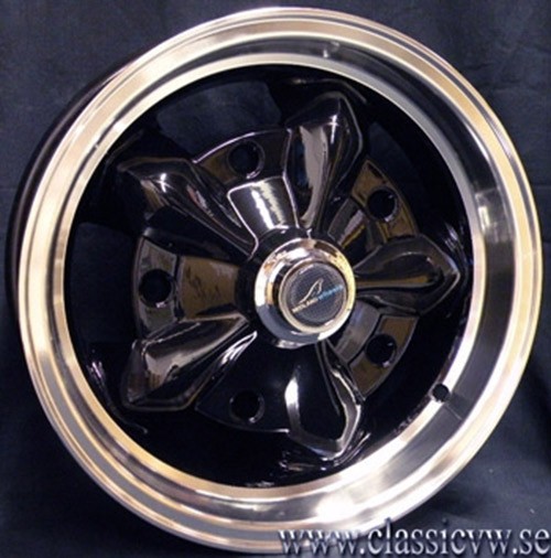 FÄLG TORQUE 15 x 5,0 205/5 SVART ET16