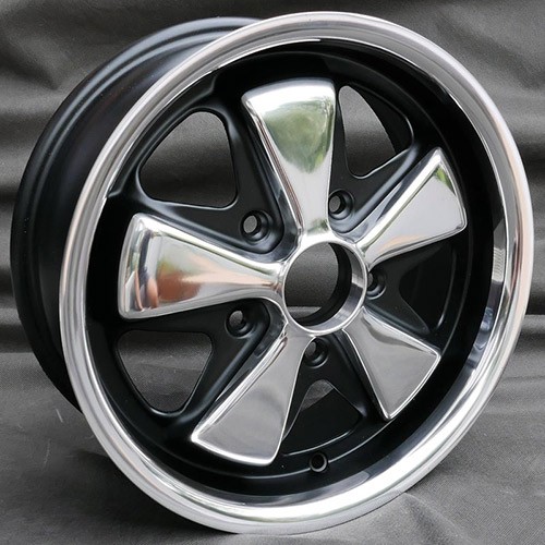 FUCHS MAXILITE 6X15 130/5 ET36 SVART/POLERAD