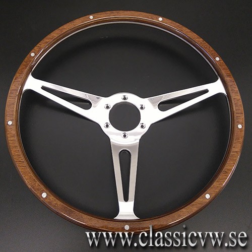 TRÄRATT CLASSIC 380 MM, 50 MM DJUP 3-EKER 6 BULTAR.