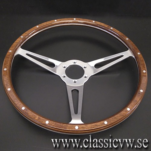TRÄRATT CLASSIC 380 MM, 50 MM DJUP 3-EKER 6 BULTAR.