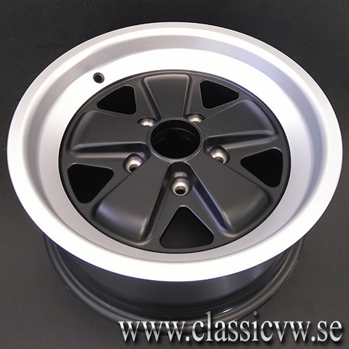 FUCHS MAXILITE 7X16 130/5 ET23,3 SVART/SILVER