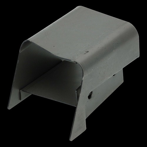 TÄCKPLÅT STÖTFÅNGARFÄSTE GHIA VÄNSTER BAK -07/71