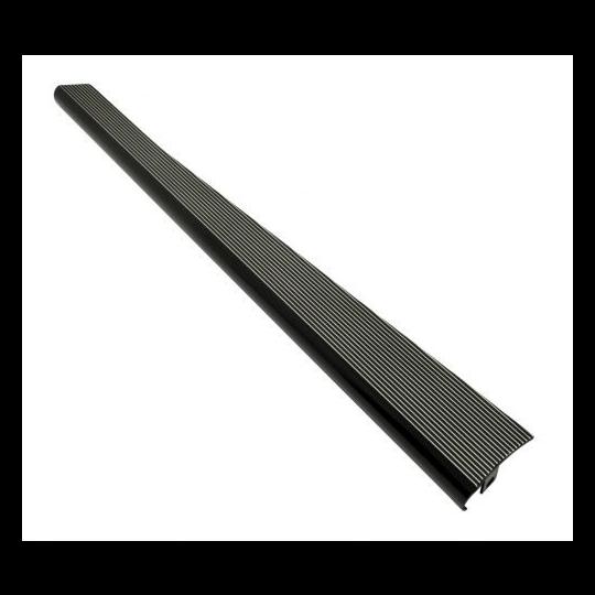 FOTSTEG T1 BILLET/ALUMINIUM, SVART MED POLERADE RIBBOR (2)