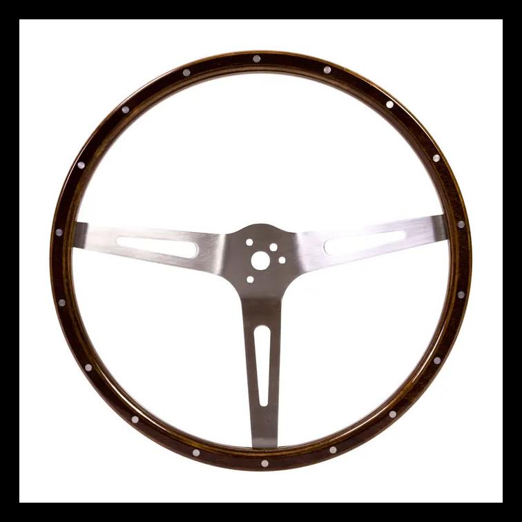 TRÄRATT MAHOGNY 380 MM, AVLÅNGA HÅL SSP