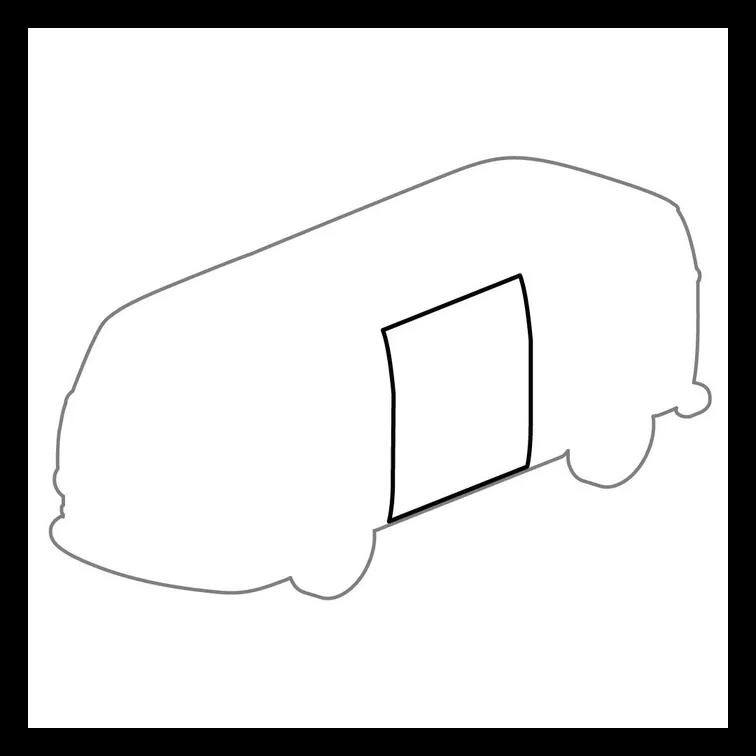 DÖRRLIST T2 SKJUTDÖRR VÄNSTER T2 68-79