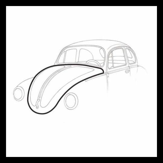 GUMMILIST T1 FRAMLUCKA 1303 OEM