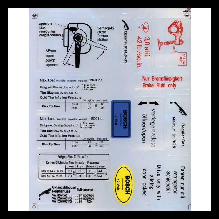 DEKALSATS T2 68-79 WESTFALIA (14 ST)