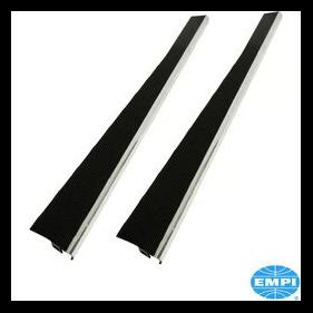 FOTSTEG T1 BILLET/ALUMINIUM, SVART MED POLERAD KANT