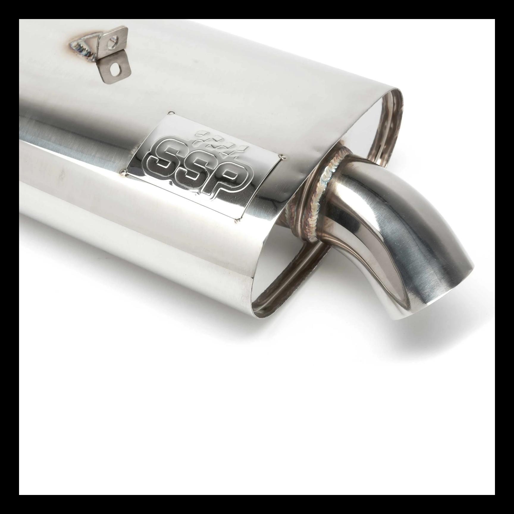 LJUDDÄMPARE FATBOY 13-1600 CC POLERAD I ROSTFRITT SSP