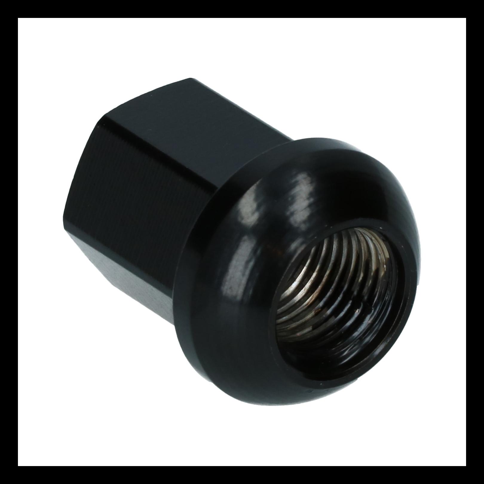 HJULMUTTER 911 SVART M14x1,5 ALU (1)