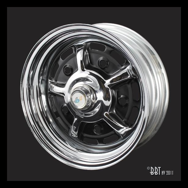 BBT SPRINTSTAR 8,0x15 SVART/KROM PLÅT 205/5 (1) ET 0