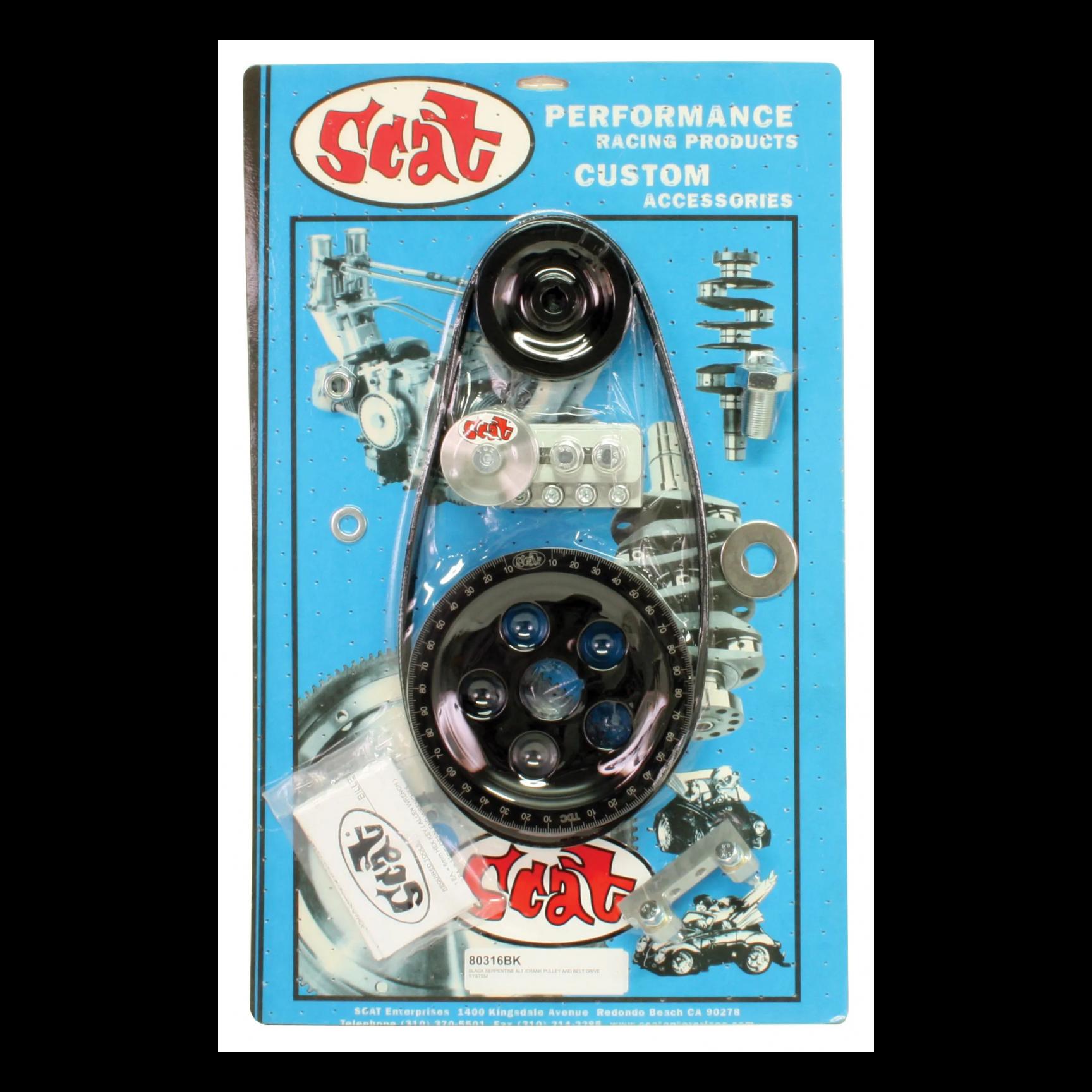 GENERATOR REM SATS (SERPENTINE BELT) SVART SCAT