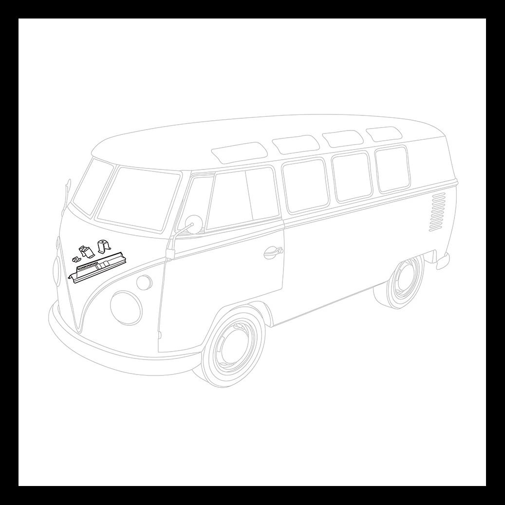 PLÅT T2 08/62-07/67 STOLSSKENOR & KONSOLER TQ (SATS)