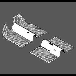 MATTSATS T1 58-67 2-DELAD SVART GUMMI ORIGINAL MATTSATS T1 58-67 2-DELAD SVART GUMMI ORIGINAL