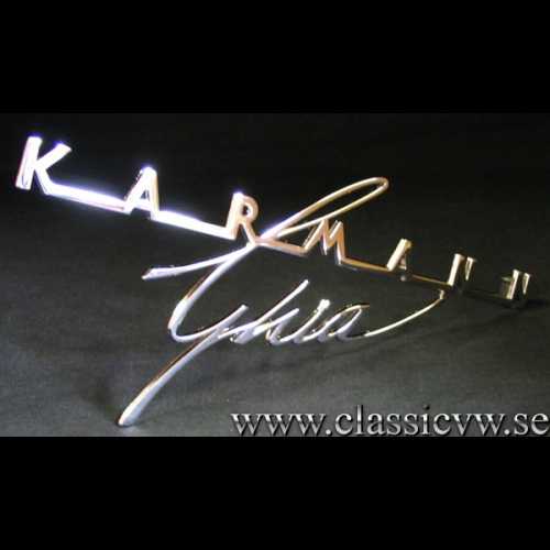 EMBLEM KARMANN GHIA MOTORLUCKA 62-> EMBLEM KARMANN GHIA MOTORLUCKA 62->