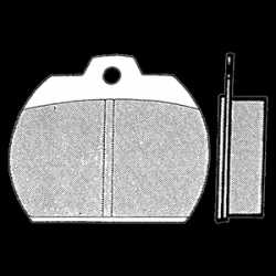 BROMSBELÄGG T1 1303 73- (OVALA) BROMSBELÄGG T1 1303 73- (OVALA)