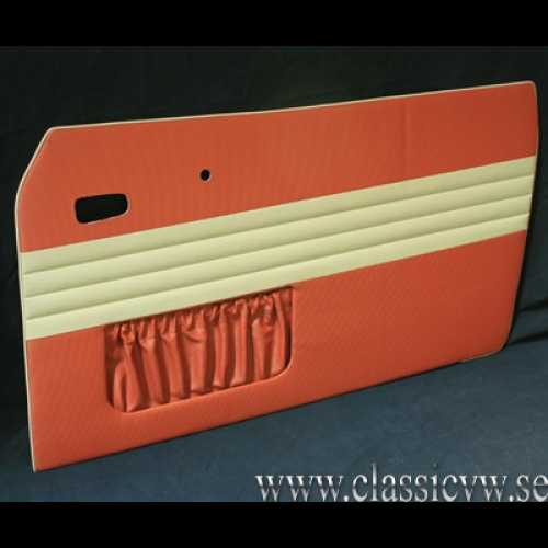 TMI DÖRRPANEL GHIA 64-74 OEM CLASSIC VINYL BRICKRED FRAM/BAK TMI DÖRRPANEL GHIA 64-74 OEM CLASSIC VINYL BRICKRED FRAM/BAK