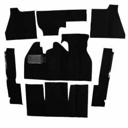 MATTSATS T1 1302 71- SVART, 7 DELAR MATTSATS T1 1302 71- SVART, 7 DELAR