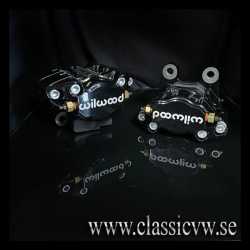 BROMSOK SVARTA WILWOOD T1/3, KOMPLETTA. BROMSOK SVARTA WILWOOD T1/3, KOMPLETTA.