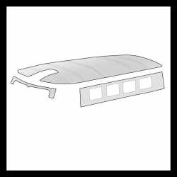 INNERTAK T2 03/55-07/63 VINYL PERFORERAD OFFWHITE INNERTAK T2 03/55-07/63 VINYL PERFORERAD OFFWHITE