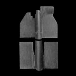 MATTSATS T1 68-72 2-DELAD SVART GUMMI ORIGINAL MATTSATS T1 68-72 2-DELAD SVART GUMMI ORIGINAL