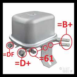 LADDNINGSREGULATOR 6 VOLT 45A LADDNINGSREGULATOR 6 VOLT 45A